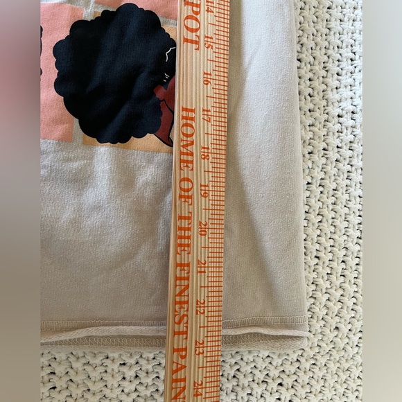 Barbie Sweatshirt Black Barbie Square Style, 60% Cotton, Raw Hem; Size XXL - Picture 6 of 7